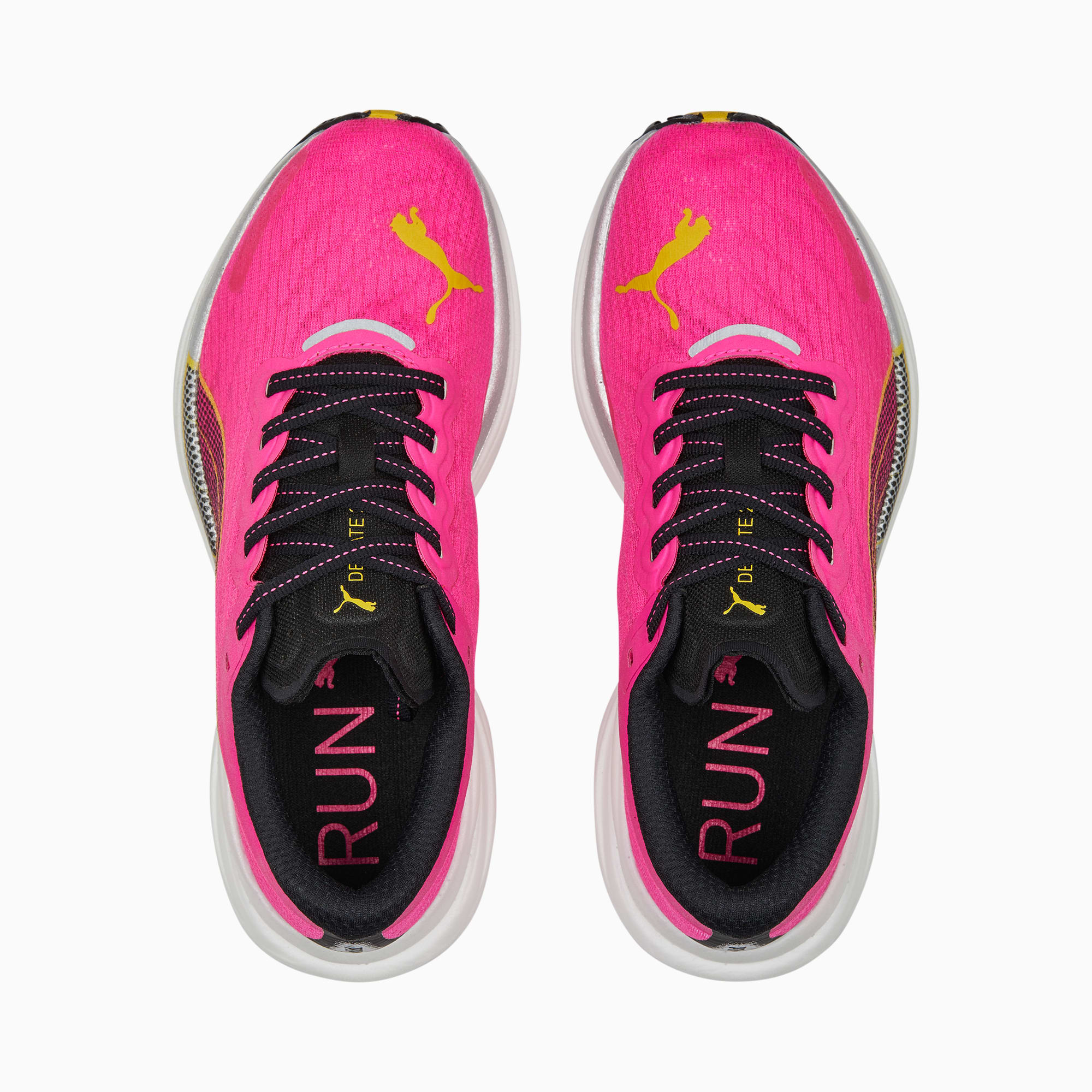 PUMA Deviate NITRO 2 hardloopschoenen voor Dames, Ravish-Fresh Pear